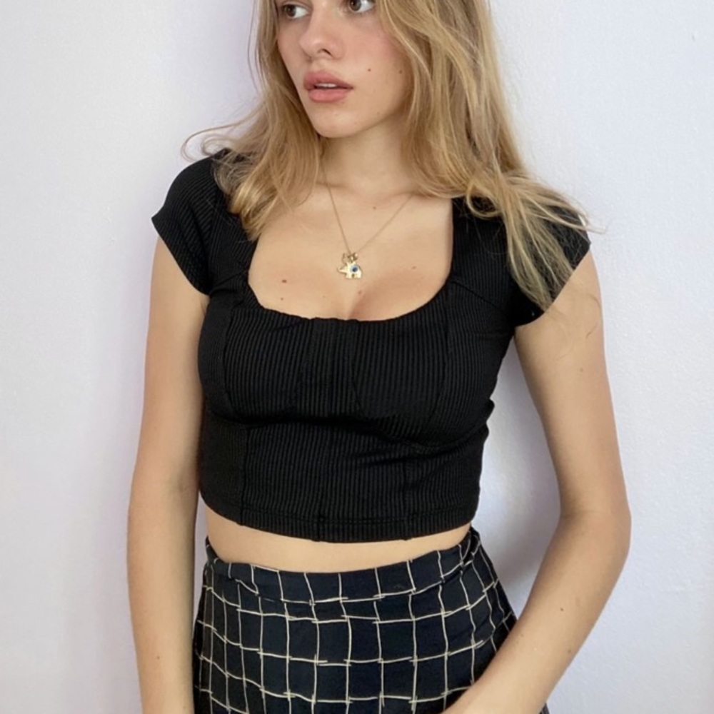 year of ours | marilyn cropped top bnwt
